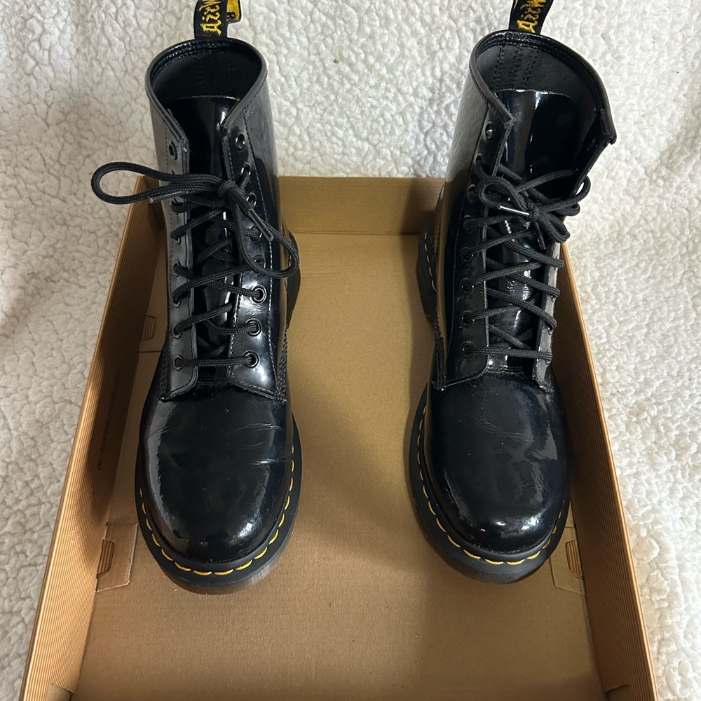 Dr. Martens Black Leather Boots